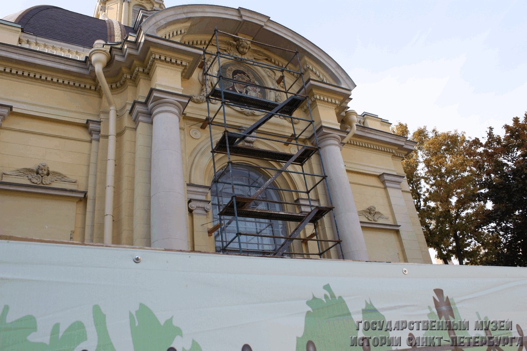 Реставрация фасадов Петропавловского собора